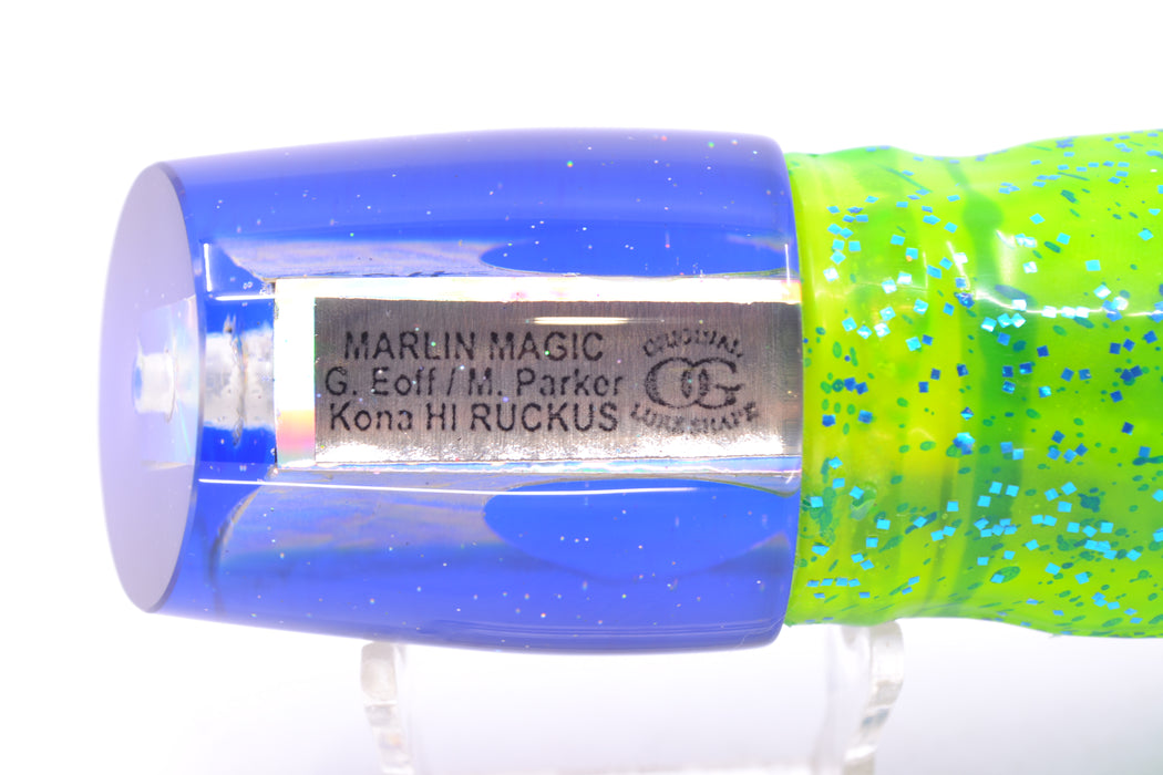 Marlin Magic White Awabi Blue Back Taxi Eyes Ruckus 12" 11oz Skirted Mahi GZE
