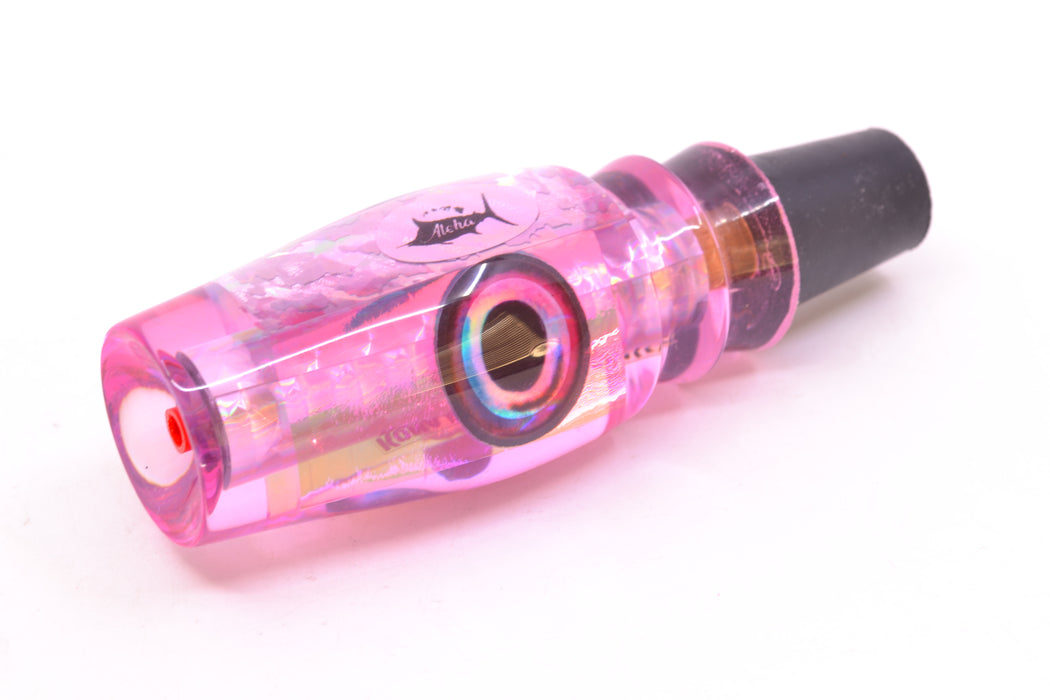 Aloha Lures Pink Resin Ice Rainbow Dichro Kona Mongo 9" 5.2oz