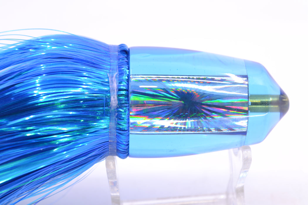 Koya Lures Blue Rainbow Starburst Bullet 9"+ 7.5oz Strobez Royal Blue/White GZE
