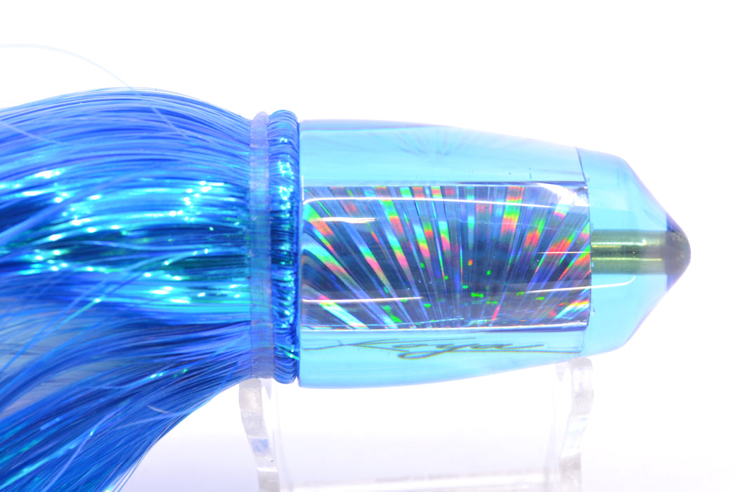 Koya Lures Blue Rainbow Starburst Bullet 9"+ 7.5oz Strobez Royal Blue/White GZE