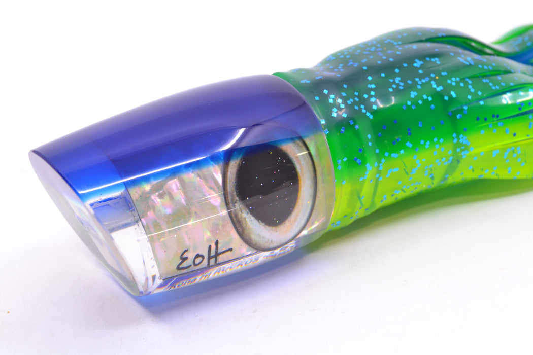 Marlin Magic White Awabi Blue Back Taxi Eyes Ruckus 12" 11oz Skirted Mahi GZE