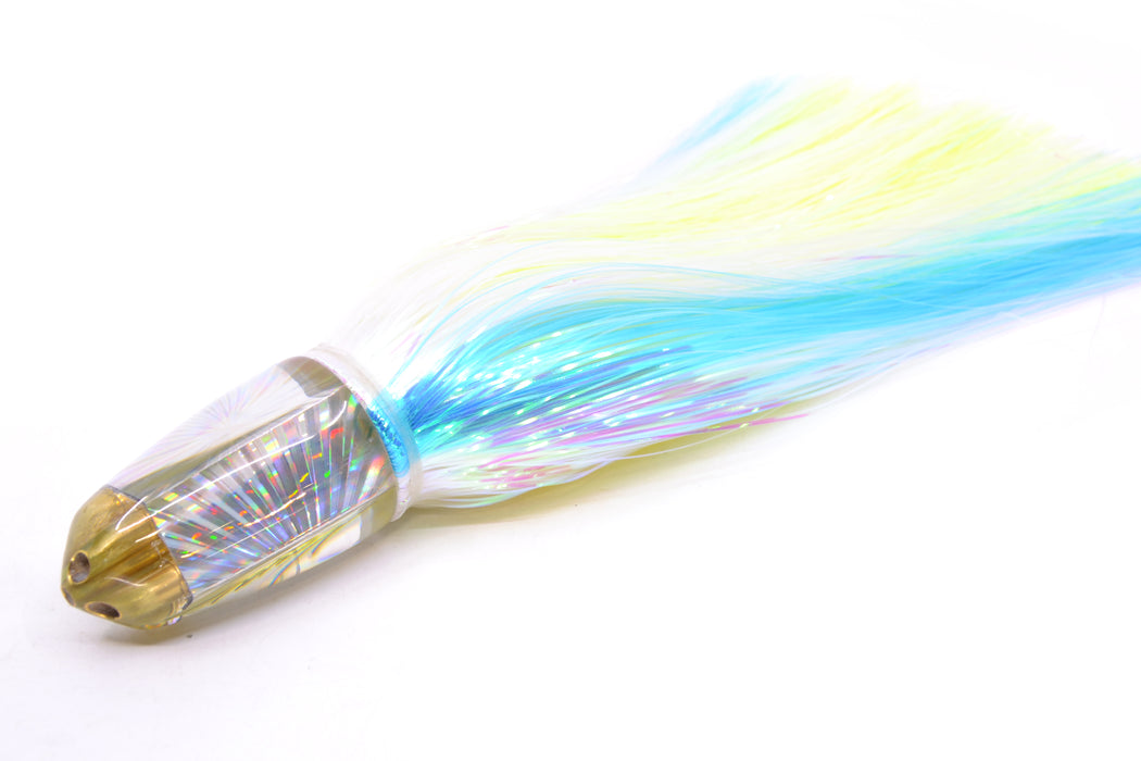 Koya Lures Silver Rainbow Starburst 1/4" Jet Clean Sweep Bullet 10" 7oz EZ Flash Feathersword GZE