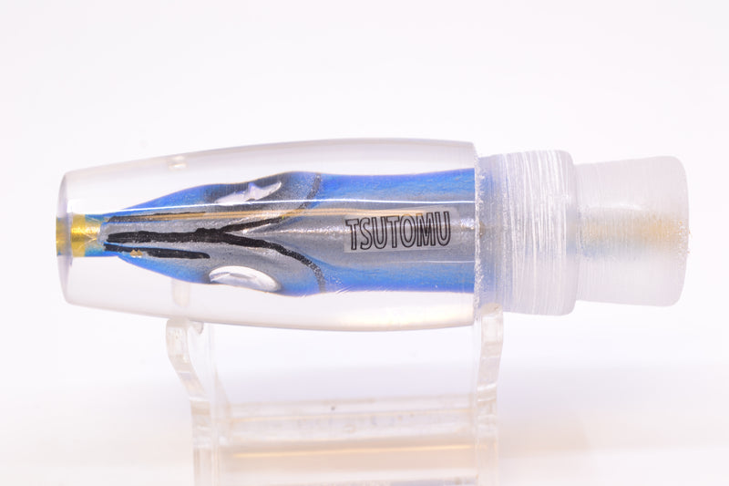 Tsutomu Lures Blue-Silver Fish Head Ali'i Invert 7" 4.3oz