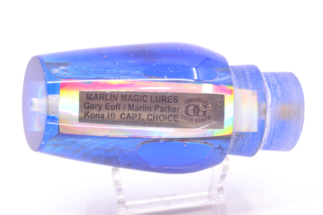 Marlin Magic Blue-Purple Abalone Blue Back Red Eyes Captain's Choice 14" 9.2oz