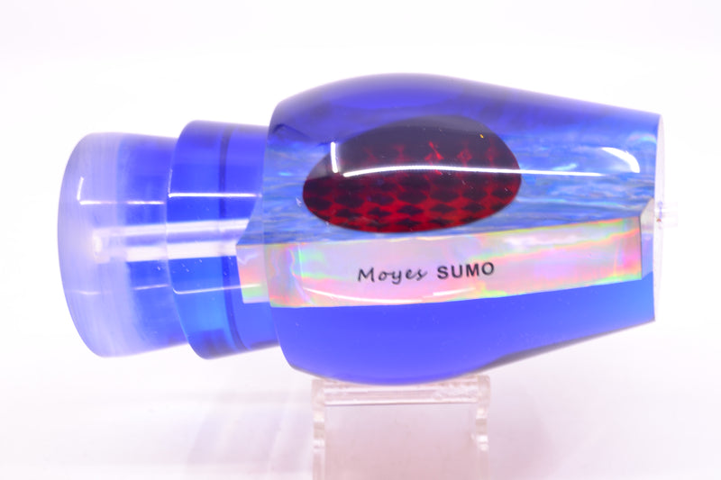 Moyes Lures Ice Blue Awabi Blue Back Red Eyes Sumo Teaser 22oz