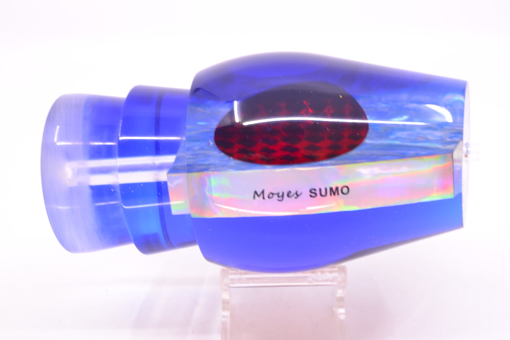 Moyes Lures Ice Blue Awabi Blue Back Red Eyes Sumo Teaser 22oz