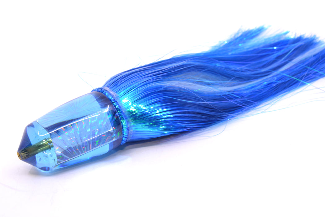 Koya Lures Blue Rainbow Starburst Bullet 9"+ 7.5oz Strobez Royal Blue/White GZE