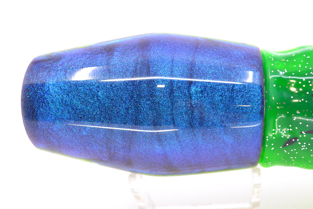 Ali'i Kai Lures Mahi MOP Blue-Green Back Tahitian Pirate 14" 7.5oz BOM Skirted