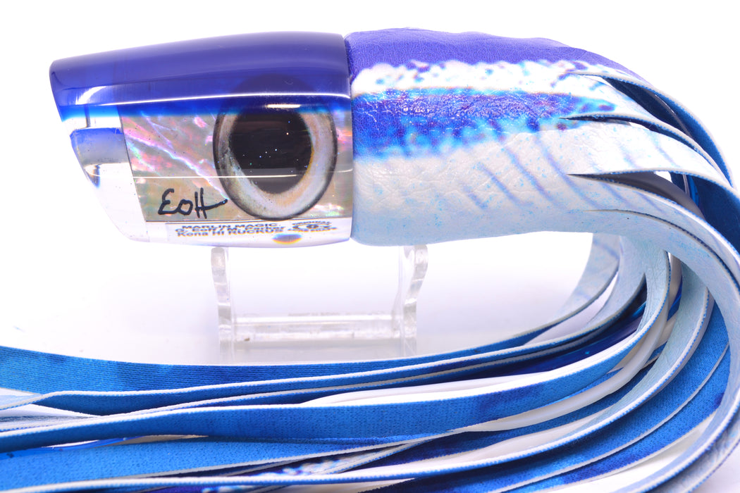 Marlin Magic White Awabi Blue Back Taxi Eyes Ruckus 12" 9oz ALV Vinyl Blue Ballyhoo GZE