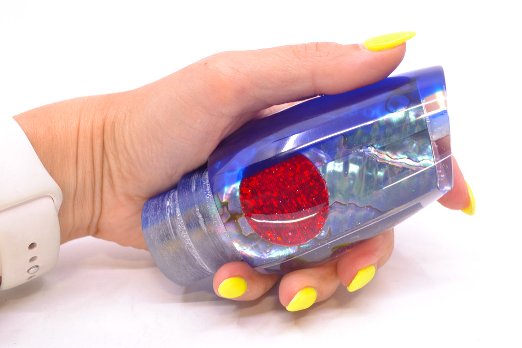 Marlin Magic Blue-Purple Abalone Blue Back Red Eyes Captain's Choice 14" 9.2oz