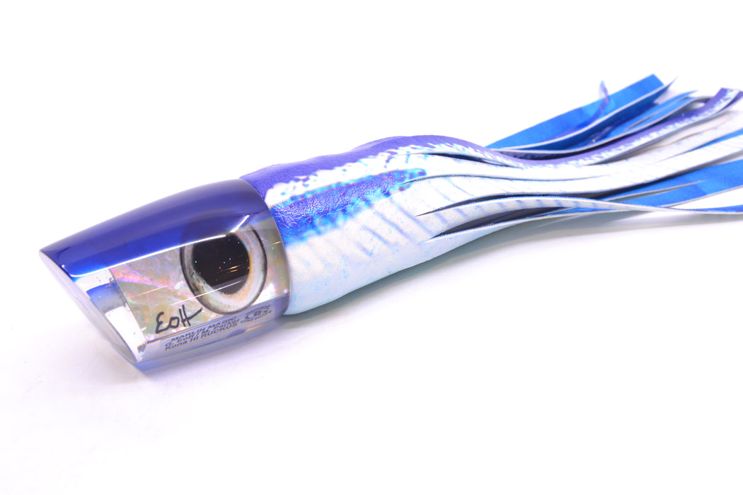 Marlin Magic White Awabi Blue Back Taxi Eyes Ruckus 12" 9oz ALV Vinyl Blue Ballyhoo GZE
