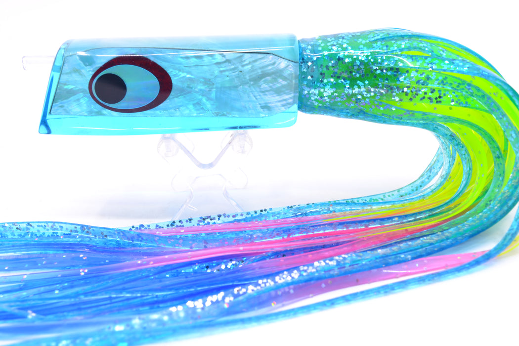 Marlinstar Ice Blue MOP Medium Tomahawk G4 9"+ 5.2oz Skirted Ice Blue/Rainbow GZE
