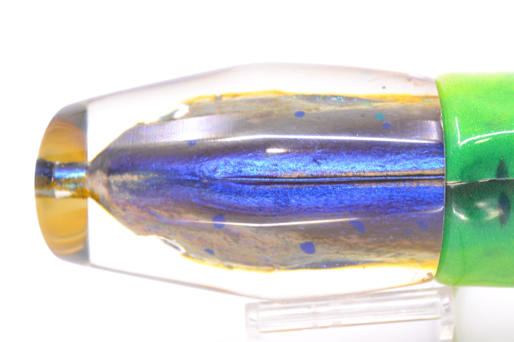 Ali'i Kai Lures Golden Mahi Fish Head "Futa" Tahitian Pirate 14" 9oz Fire Tailz Mahi GZE