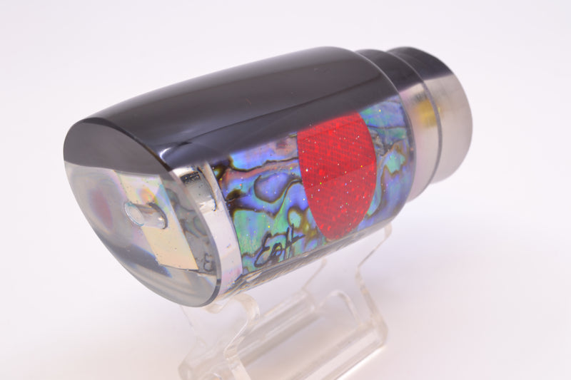 Marlin Magic Lures Blue-Purple Abalone Black Back Red Eyes Henry 12" 8oz
