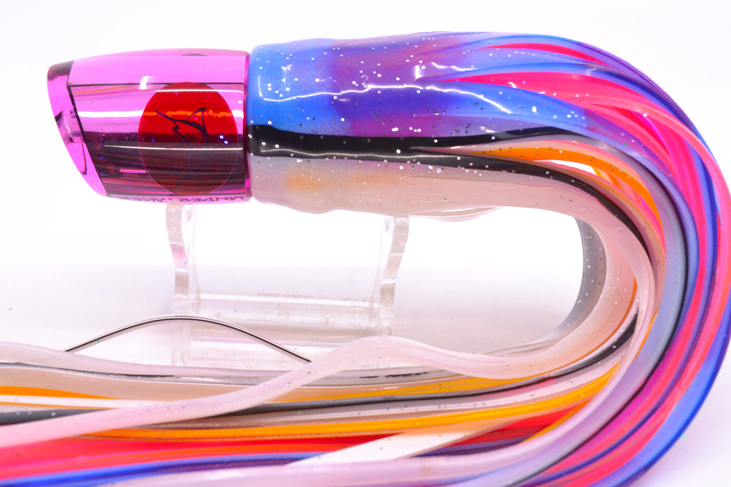 Bonze Lures Pink Mirror Red Eyes Undertaker 9" 5.2oz Skirted Gay Bob