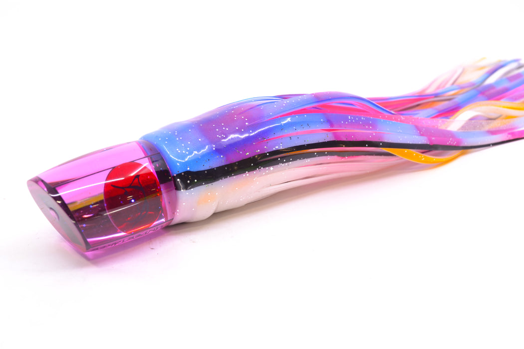 Bonze Lures Pink Mirror Red Eyes Undertaker 9" 5.2oz Skirted Gay Bob