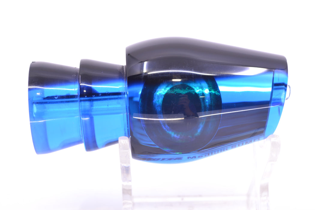 Moyes Lures Blue Mirrored Black Back Taxi Eyes Medium Sumo 12" 3.7oz GZE