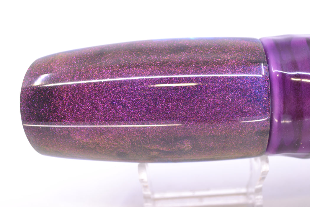 Ali'i Kai Lures "Skipjack" Blue-Purple Abalone Purple-Blue Back Yakuza 14" 10.8oz BOM Skirted