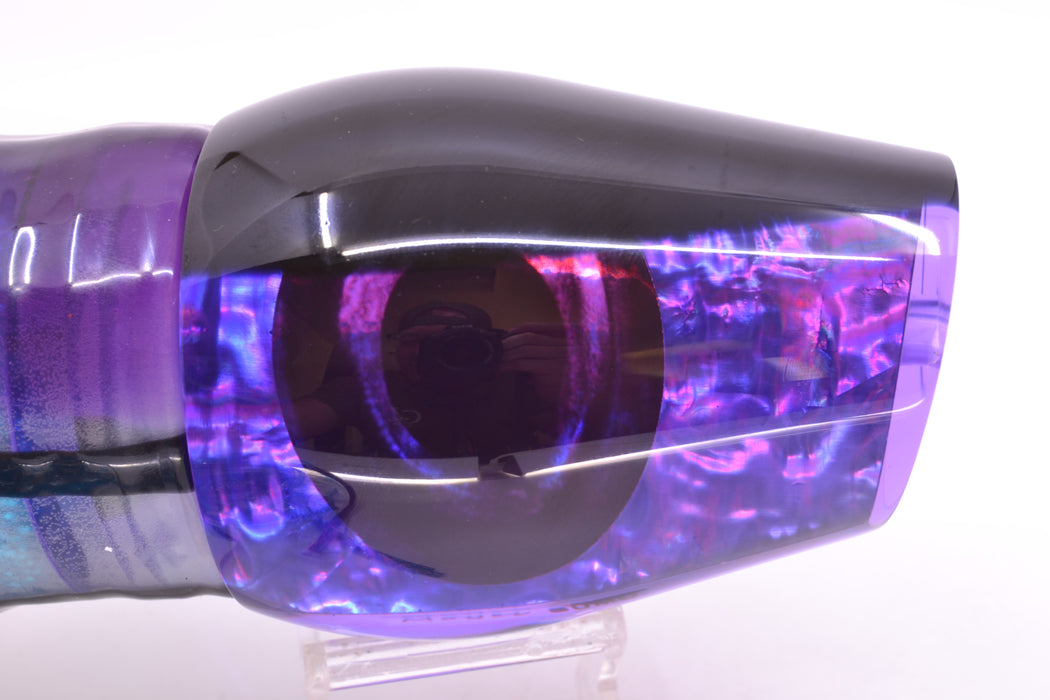 Moyes Lures Purple Awabi Back Taxi Eyes Sumo Teaser 27oz Skirted Purple Skipjack GZE