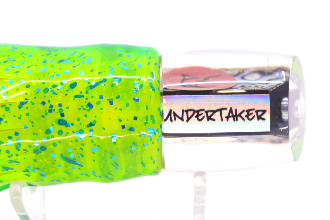 Bonze Lures Paua Shell Red Eyes Undertaker 9" 5.2oz Skirted Mahi