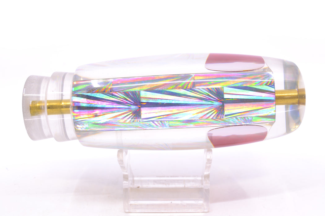 Koya Lures Silver Rainbow Starburst Red Eyes New Shape 14" 9.7oz