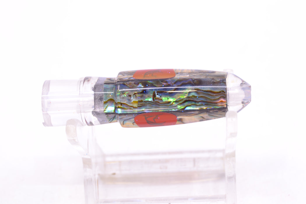 Bonze Lures Paua Shell Red Eyes Rocket 5" 1oz GZE