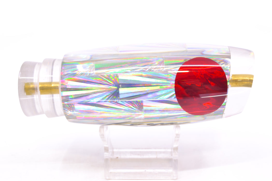 Koya Lures Silver Rainbow Starburst Red Eyes New Shape 14" 9.7oz