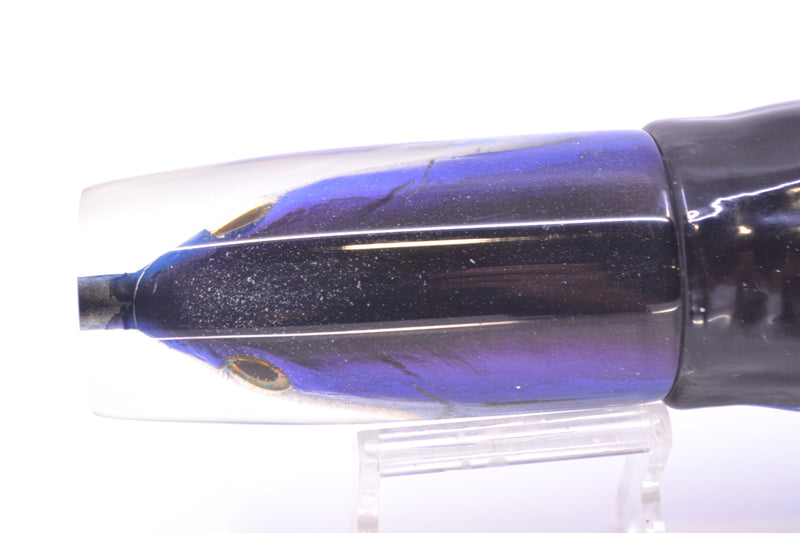 Ali'i Kai Lures Skipjack/Aku Medium Hard Head 12" 9oz Skirted Black-Purple-Blue