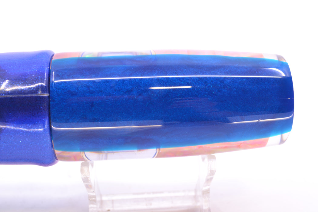 Koya Lures Pink Awabi Blue Back Doll Eyes Hard Head 12" 7oz FT Vinyl Blue Dream