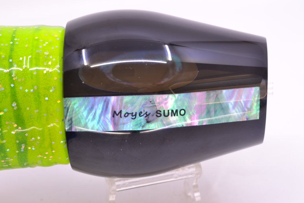 Moyes Lures Black Pearl Black Back Taxi Eyes Sumo Teaser 27oz Skirted Magic Johnson