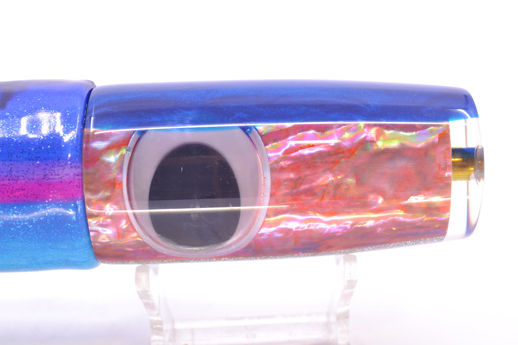 Koya Lures Pink Awabi Blue Back Doll Eyes Hard Head 12" 7oz FT Vinyl Blue Dream