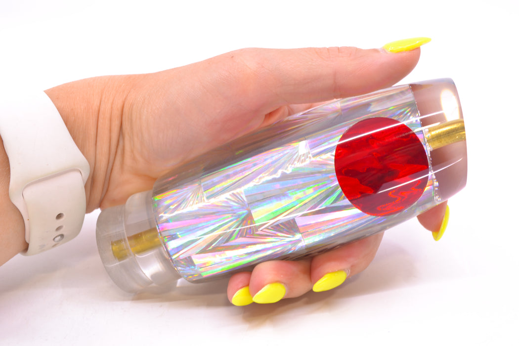 Koya Lures Silver Rainbow Starburst Red Eyes New Shape 14" 9.7oz