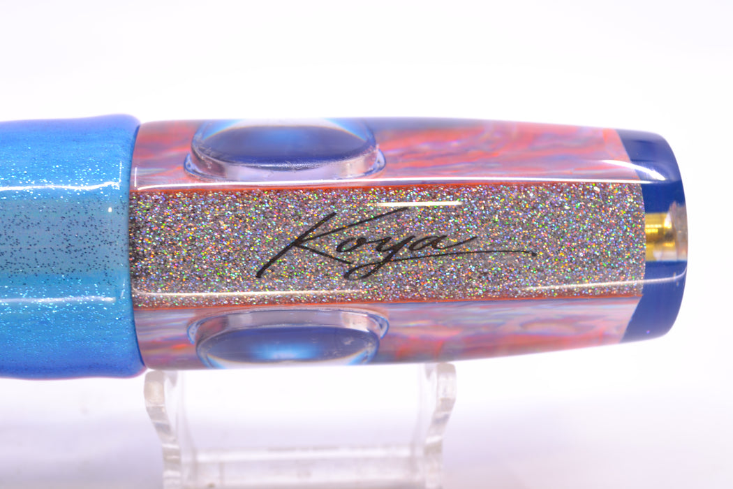 Koya Lures Pink Awabi Blue Back Doll Eyes Hard Head 12" 7oz FT Vinyl Blue Dream