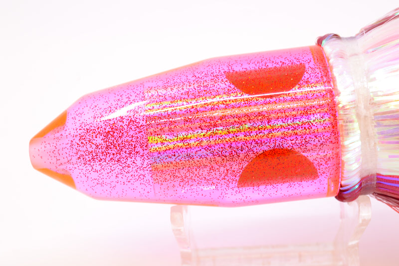 TANTRUM Lures Pink Rainbow Red Back Large Bullet 12" 9oz EZ Flash White-Red Stripe GZE