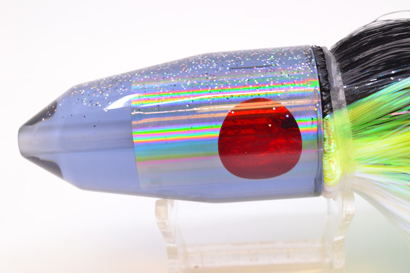 TANTRUM Lures Smoke Rainbow Silver Back Large Bullet 12" 9oz EZ Flash Yellowfin GZE