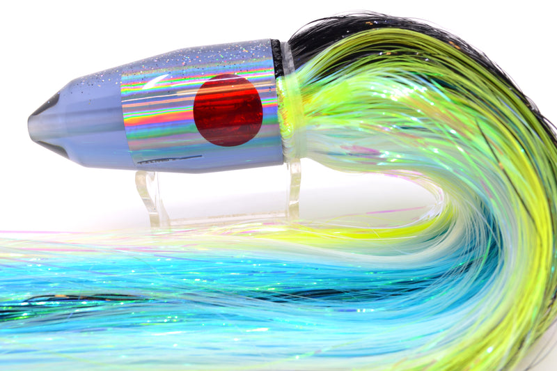 TANTRUM Lures Smoke Rainbow Silver Back Large Bullet 12" 9oz EZ Flash Yellowfin GZE