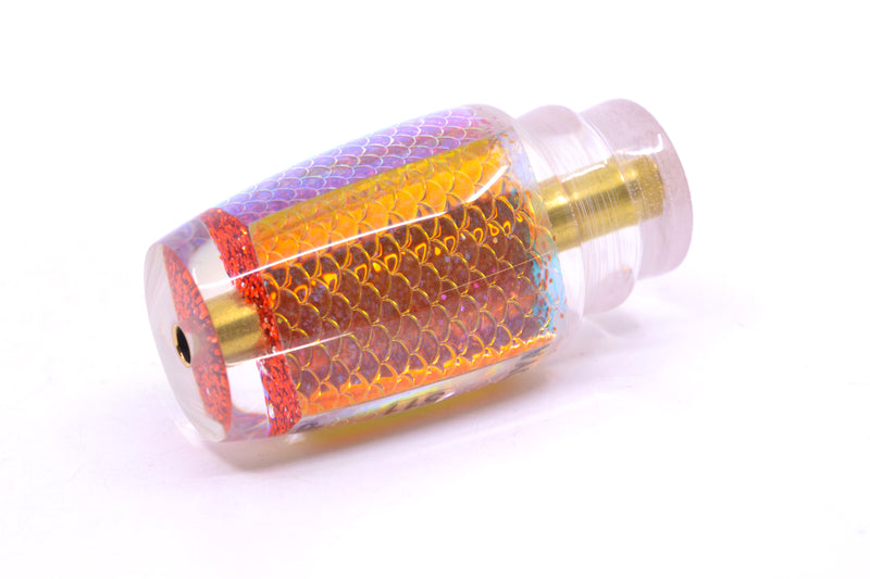 Koya Lures Orange Pearl Rainbow Scale Rainbow Scale Back JP 511 9" 1.4oz
