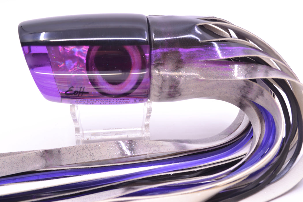 Marlin Magic Purple Awabi Black Back Taxi Eyes Large Ruckus 14" 11.3oz FT Vinyl Purple Drip GZE