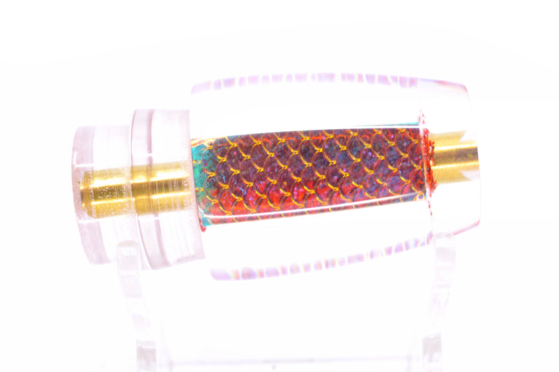 Koya Lures Orange Pearl Rainbow Scale Rainbow Scale Back JP 511 9" 1.4oz
