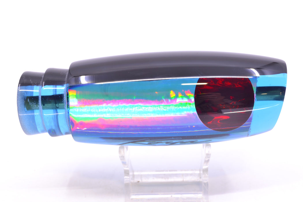 Koya Lures Ice Blue Rainbow Black Back Red Eyes New Shape 14" 9.7oz