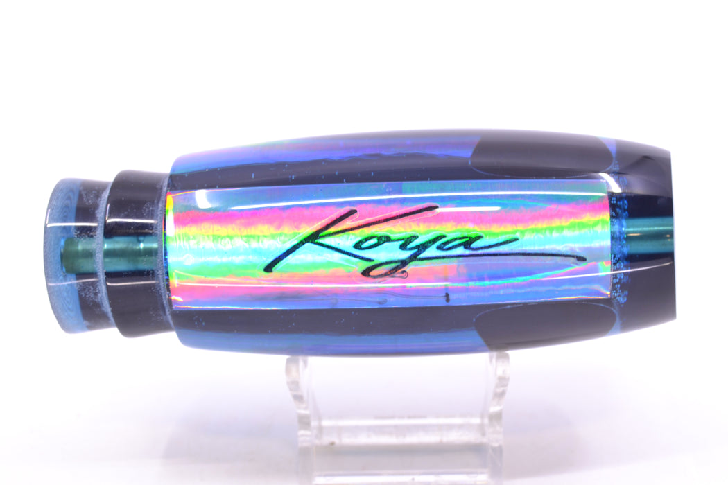 Koya Lures Ice Blue Rainbow Black Back Red Eyes New Shape 14" 9.7oz