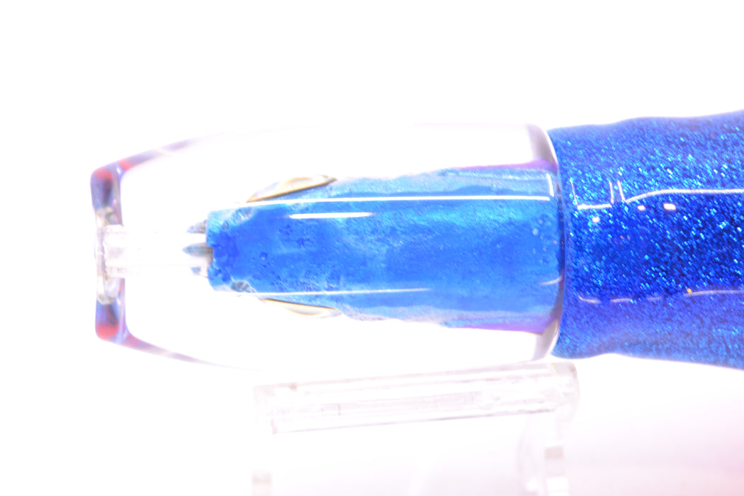 Aloha Lures Blue-Ice Blue Back Malolo Medium Gully Boy 10" 8.5oz BOM Skirted Blue-Silver-Pink