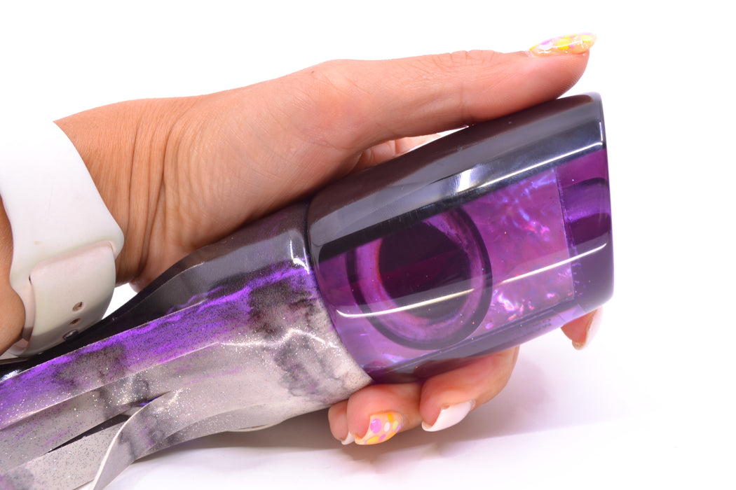 Marlin Magic Purple Awabi Black Back Taxi Eyes Large Ruckus 14" 11.3oz FT Vinyl Purple Drip GZE