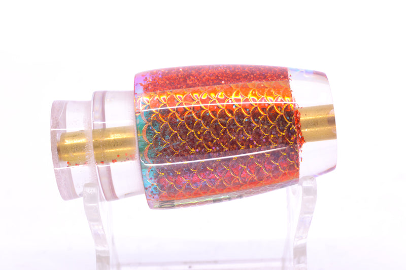 Koya Lures Orange Pearl Rainbow Scale Orange Back JP 511 9" 1.4oz
