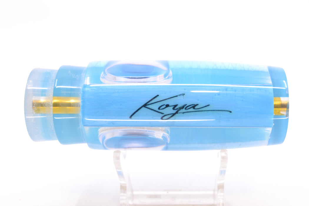 Koya Lures Ice Rainbow Scale Blue Back Doll Eyes Hard Head 12" 5.2oz GZE
