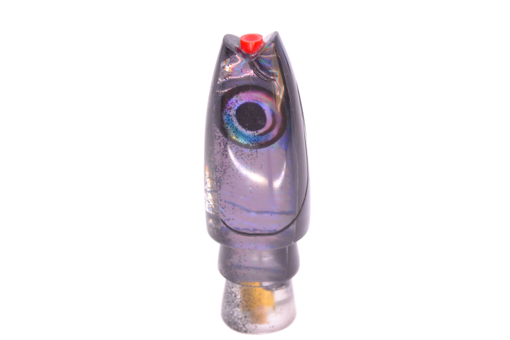 Aloha Lures Black Rainbow Black Glitter Back Small Super Ninja 7" 2.7oz