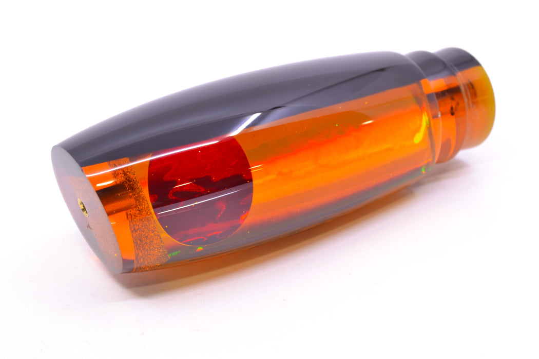 Koya Lures Orange Rainbow Black Back Red Eyes New Shape 14" 9.7oz