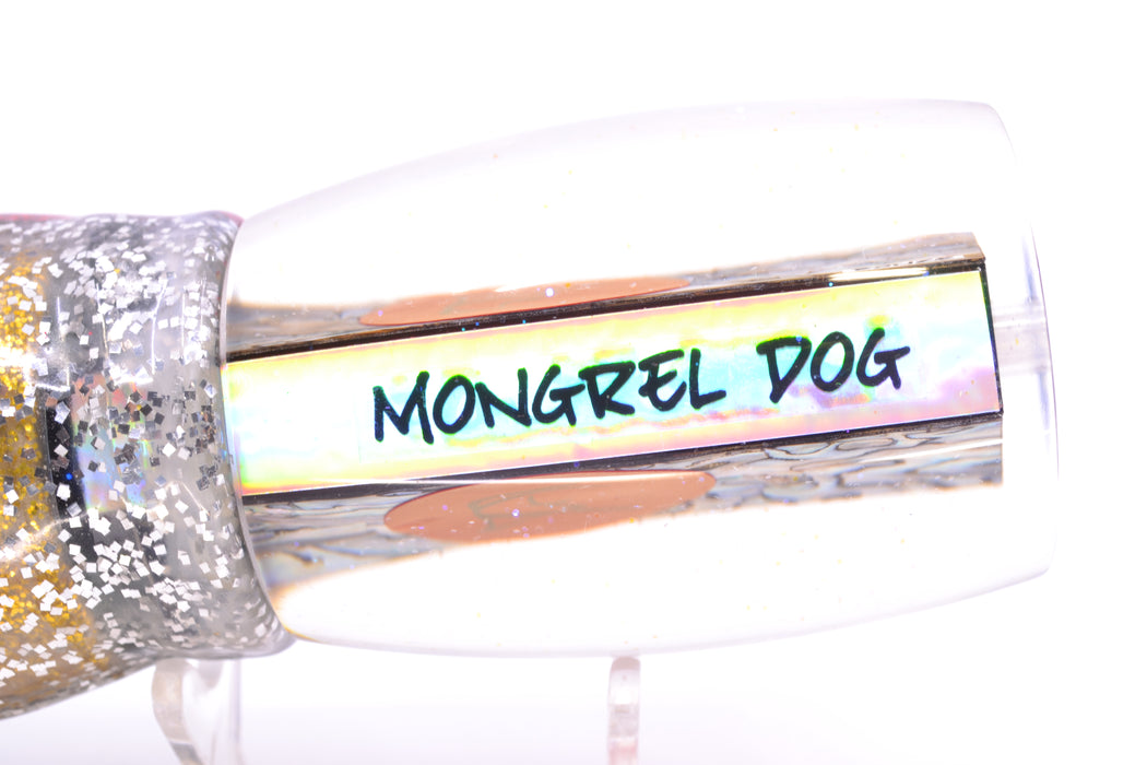 Bonze Lures Paua Shell Red Eyes Mongrel Dog 14" 14oz Skirted Evil