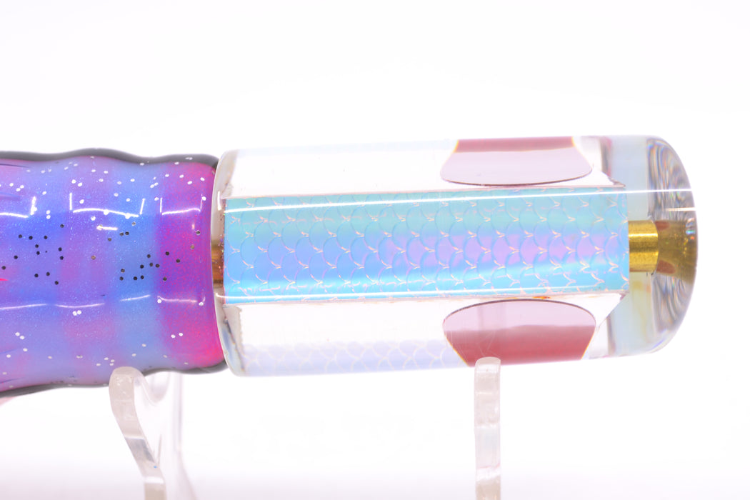 Koya Lures Ice Rainbow Scale Red Eyes Tube 9" 4.5oz Skirted Gay Bob
