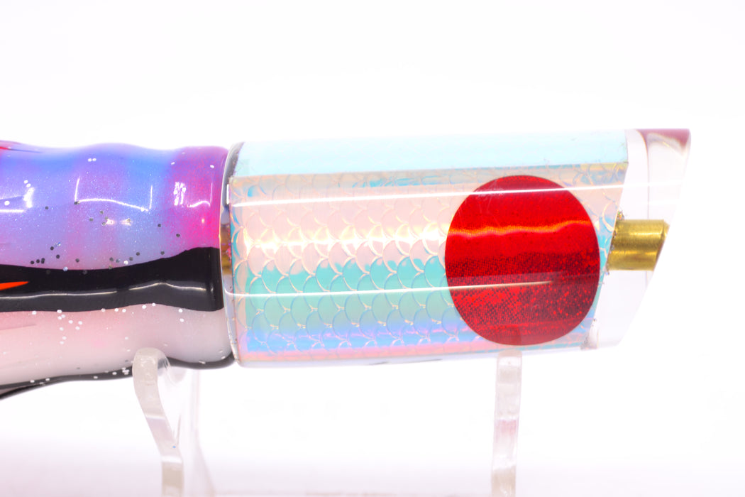 Koya Lures Ice Rainbow Scale Red Eyes Tube 9" 4.5oz Skirted Gay Bob